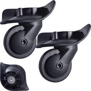 Luggage Suitcase Replacement Wheels Luggage Replacement Wheels Wear-Resistant Mute Suitcase Rubber Swivel Caster Repair Kits 2 Pcs