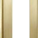 ENERLITES Decorator Switch or Outlet Metal Wall Plate, Stainless Steel Outlet Cover, Corrosion Resistant, Size 1-Gang 4.50" x 2.76", Stainless Steel 201, 7731-BB, Brushed Brass, Gold
