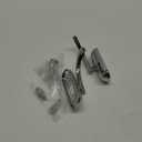 Motorcycle Mirrors Motorcycle Side Mirrors with 8mm 10mm Screws Fit for Motorcycle Scooter Moped Dirt Bike Quad (Silver)