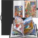 Feifeiya 20 Pockets Puzzle Folder 2000pcs Black 27x39