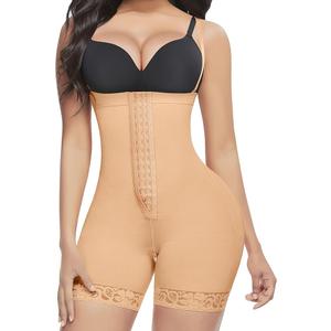 Fajas Colombianas Shapewear for Women Postpartum Tummy Control Body Shaper Butt Lifter Bodysuit L, Beige