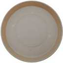 The HC Companies Round Prima Flower Pot Saucers - Plastic Plant Saucer for Outdoors & Indoors - Traditional Plant Pot Trays for Water Drainage -Durable Plant Tray (10.5-inch Sandstone, Pack of 2)