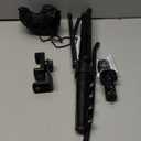 Phone Tripod, 85" Tripod for Cell Phone iPhone with Gooseneck, Aluminum Tripods Stand for Video Recording Photo Vlog, Travel Cellphone Tripod with Remote Compatible with iPhone Android (Black)