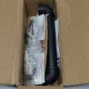 1FT Industrial Stair Railing Wall Mount Staircase Handrail 1.3" Pipe Hand Rail for Steps Grab Bar Foot Rail Vintage Pipe Railing Black Deck Handrail for Outdoor Indoor Stairs Porch