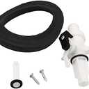 Fundyliue 13168 RV Toilet Water Valve Kit Replacement for Aqua Magic IV Toilets High and Low Models