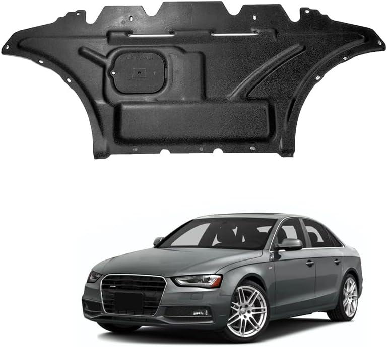 Engine Splash Shield Fit for Audi A4 2009 2010 2012 2013 2014 2015 2016 Engine Case Guard for Audi S4 RS4 2010-2016 Under Cover Compatible with Audi A5 S5 2008-2017 Front Engine Guard Mud Flaps
