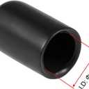10mm Screw Thread Protectors Rubber End Caps Vinyl Flexible Bolt Screw Rubber Caps,Black,100pcs