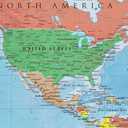 24x36 World Classic Elite Wall Map Laminated Flags of the World