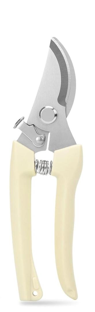 Pruning Shears, Sharp Handheld Garden Shears, Stainless Steel Gardening Scissors with Straight & Bypass Blade, Garden Clippers for Flowers, Plants, Fruit Trees - Gardening Gifts for Women & Men