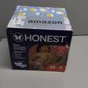 The Honest Company Comfort Dry Overnight Diapers, Up to 12 Hours Protection, Hypoallergenic, Cozy Cloud + Star Signs, Club Box Size 4 (2237 lbs), 48 Count