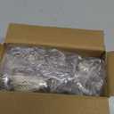 Crystal Ornaments Christmas Tree Decorations - 21pcs Christmas Tree Ornaments Sparkling Dazzling Festival Party Decoration Crystal Snowflake Design Hanging Ornament Holiday Season Home Decor (Transparent)