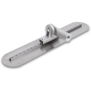 MARSHALLTOWN 36 x 5 Inch Round End Multi-Mount Fresno with Adjustable Thread Bracket, Carbon Steel, Concrete, FR36RTA