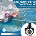 Replace Part for Hayward SPX0710X32 Side Mount Filter Control Valve Replacement for Hayward Multiport and Sand Filter Valves