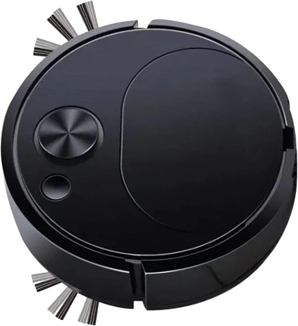 Zerodis Robot Vacuum Cleaner,Rechargeable Sweeping Vacuuming Mopping 3 in 1 Intelligent Sweeping Robot for Hard Floor Flat Ground Marble Tile Wooden Floor