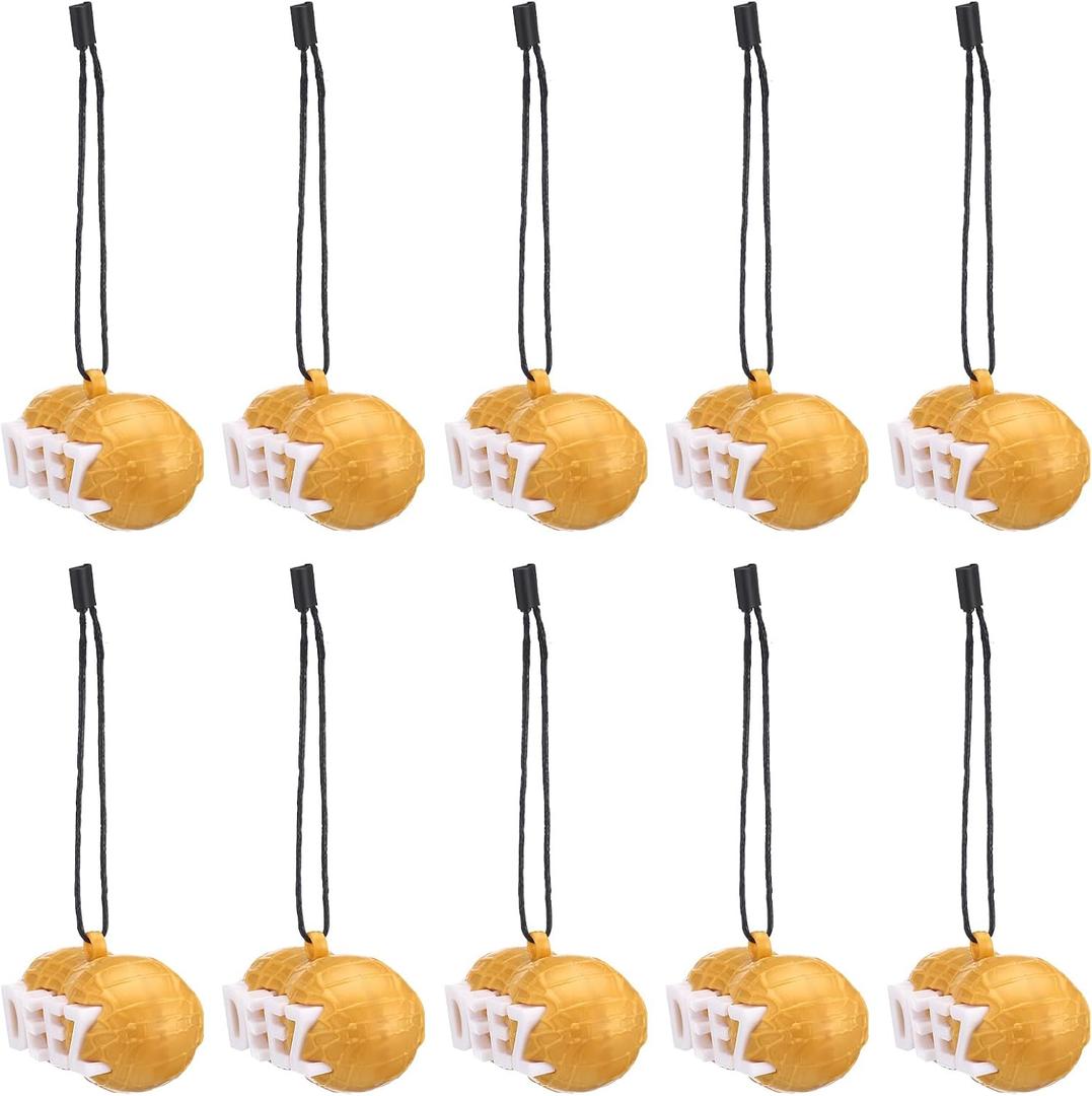 10 Pcs Pullcrease 3D Christmas Hanging Ornament Christmas Tree Ornaments Xmas Hanging Decoration for Xmas End of The Year Gifts