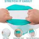 CIVJET Cast Covers for Shower Leg, Waterproof Cast Cover for Showering/Swimming, Cast Protector for Shower Leg Adult, Water Proof Shower Boots for Foot after Surgery, Knee, Ankle, Boot (Diameter-7.9")