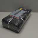 6 Pack Extra Heavy Duty Large Moving Bags with Strong Zipper & Comfortable Handles, Sturdy & Durable Clothes Storage Bags Totes Bins, Packing Moving Boxes for College Supplies, Black