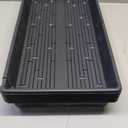 10 Plant Growing Trays (WITH Drain Holes) - 20" x 10" - Perfect Garden Seed Starter Grow Trays: for Seedlings, Indoor Gardening, Growing Microgreens, Wheatgrass & More - Soil or Hydroponic