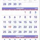 AT-A-GLANCE 2026 Wall Calendar, 12" x 27", Large, Vertical, 3-Month Reference (PM112826)