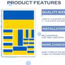 6 x JBCD Ukraine Flag Decal Car Sticker Ukrainian Flags for Trucks Vehicles Car Decoration Accessories, 3 Pack