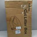 2PACK XL Stainless Steel Litter Box, Dark Grey