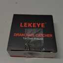 LEKEYE Drain Hair Catcher/Bathtub Shower Drain Hair Trap/Strainer Stainless Steel Drain Protector(Patented Product)