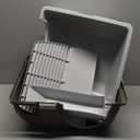 Omega Paw NRA15 Self Cleaning Litter Box Regular Size,Grey