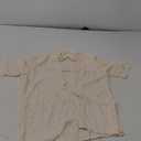 Men's Casual Button Down Shirts Short Sleeve Textured Shirt Summer Beach Tops, Medium