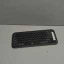 Logitech POP ICON Keys Wireless Bluetooth Keyboard, Comfortable Typing, Programmable Keys, Easy-Switch Between up to 3 Devices, for Laptop, Tablet, PC  Graphite and White