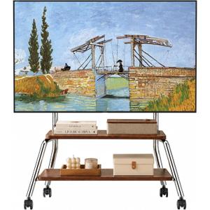 Mobile TV Stand on Wheels for 32-90 Inch TVs
