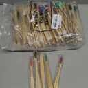 Sieral 120 Pcs Bamboo Toothbrushes Bulk, Soft Bristle Toothbrush for Adults, Natural Wooden Toothbrushes, Vegan Organic Bamboo Travel Tooth Brush, Individually Wrapped for Homeless, 7 Inch 12 Color