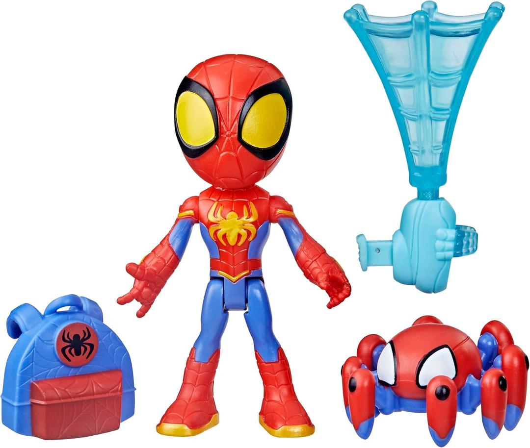 Hasbro Spidey and HIS Amazing Friends Marvel Web-Spinners, Spidey Action Figure with Accessories, Web-Spinning Accessory