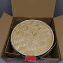 2-Tier Bamboo Steamer Basket Set 10 Inch with Reinforcement & Handle,Bamboo Steamer for Cooking,Dumpling Bun Dim Sum, Rice Potsticker Steaming Chinese Asian Food & Vegetables