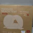 Baby Beach Tent, Pop Up UPF 50+ Sun Shelter | Silver-coated UPF 50+ sun shelter with instant pop-up design for beach, park and backyard use, Pink, 35" x 26" x 26"