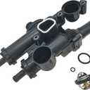 Thermostat Housing Assembly 68003582AB 902-319 Compatible with Chrysler 200 2011-2014 Sebring 2008-2010 Dodge Avenger 2008-2014 Journey 2009-2017 Jeep Compass 2009-2017 Patriot 2013-2017