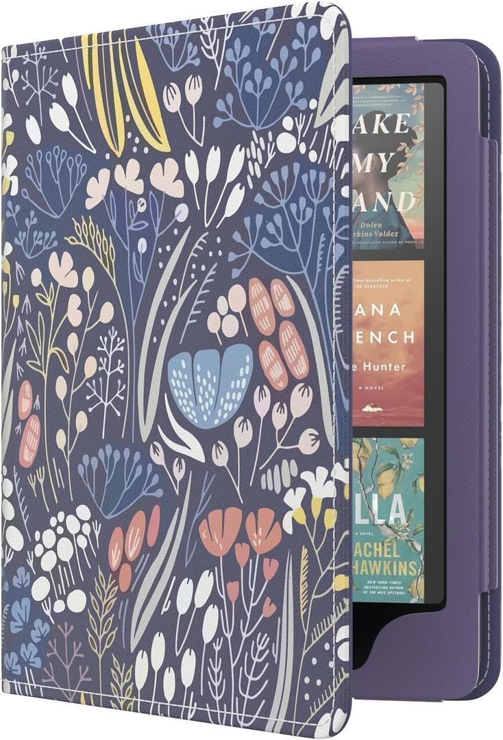 MoKo Case for New Amazon Kindle Fire Max 11 (13th Generation, 2023 Release) 11" - Slim Folding Stand Cover Case for Fire 11 Tablet with Auto Wake/Sleep, Night Blue