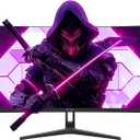CRUA 34Inch Ultrawide Gaming Monitor, WQHD(3440 * 1440P) 144Hz/165Hz Curved Monitor,120% sRGB, Computer Monitor that Supports AMD Freesync, Wall Mountable Installs(HDMI, DP)-Black