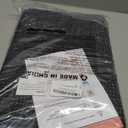 BEQHAUSE Kitchen Runner Rugs 20"x48", Non-Slip Kitchen Mats for Floor, Super Absorbent and Stain Resistant Kitchen Rug, Machine Washable Rugs for Kitchen, Hallway, Laundry & Sink, Black