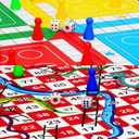 Ankit Toys & Games Ludo and Snake & Ladders (Saap Seedhi) Board Game Set for 6+ Years Kids & Adults | Indoor Ludo Board Game | Travel Strategy Game (Ludo Senior+)