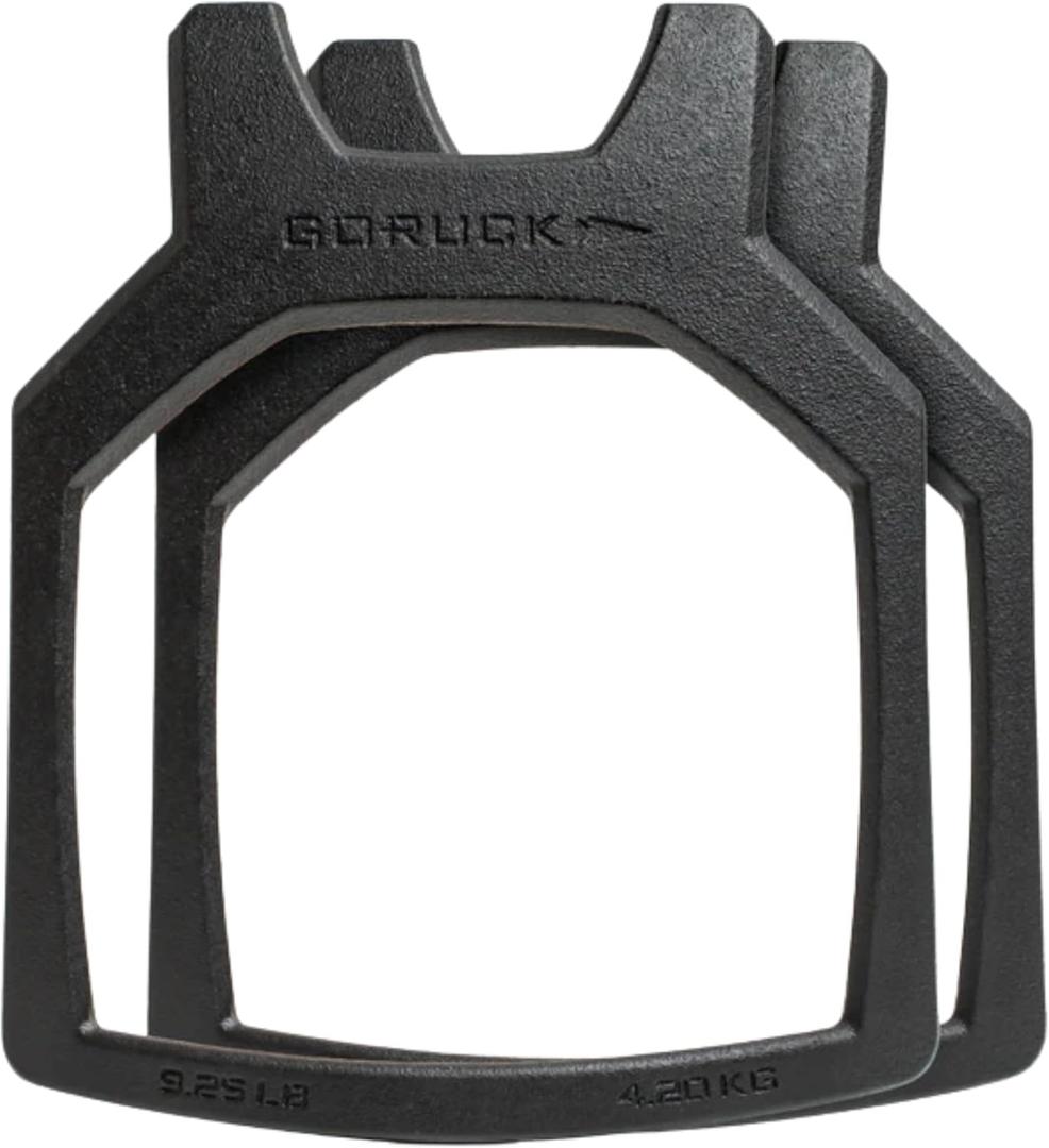 GORUCK 9.25LB and 6.25LB Curved Ruck Plate Compatible with GORUCK Rucking Weight Vests - 2 Pack