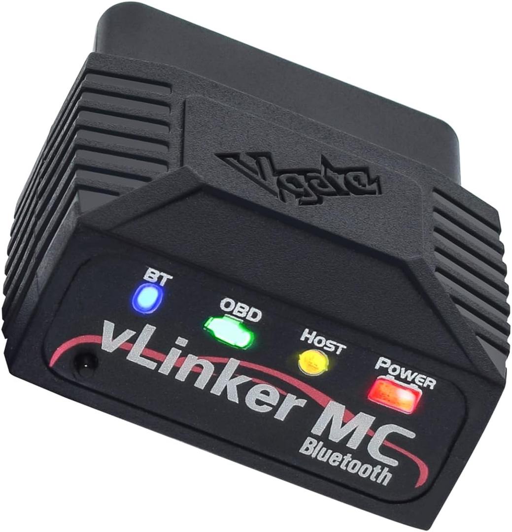 VGATE vLinker MC OBD2 Scanner Bluetooth Diagnostic Tool, Wireless OBD2 Adapter All Systems Scanner Car Diagnostic Scan Tool, Code Reader Clear Faults Hacker-Proof for Android & Windows (Not iOS)