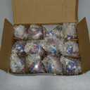 12pcs Memorial Day Ball Glass Ornaments, 1.57 Inch Independence Day Hanging Glass Balls July 4th American Flag Ball Tree Decorations (Americana Balls 12Pcs)