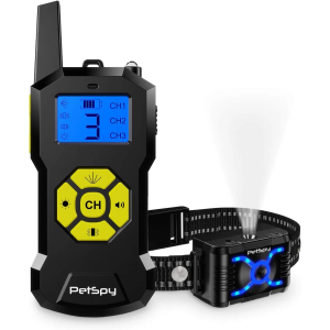 PetSpy Citronella Spray Dog Training Collar with Remote