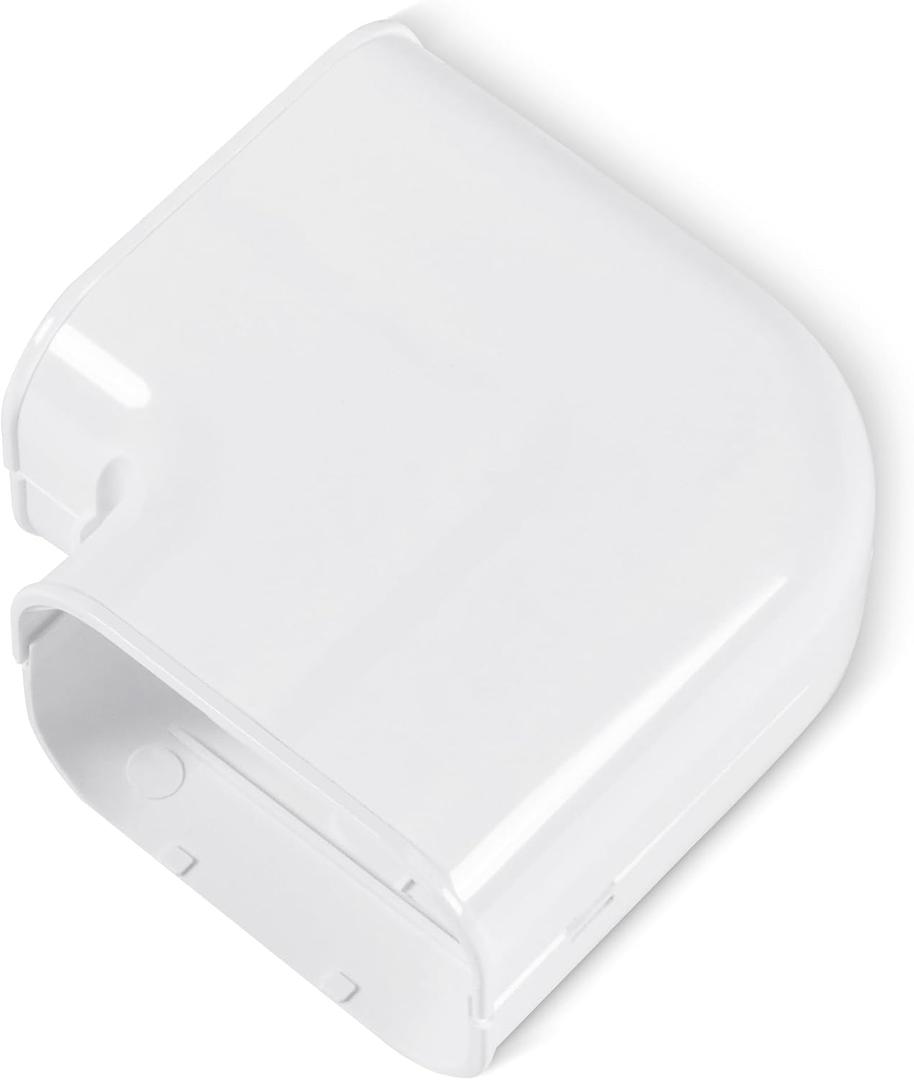 3" Line Set Cover Parts for Ductless Mini Split (90Flat Elbow)