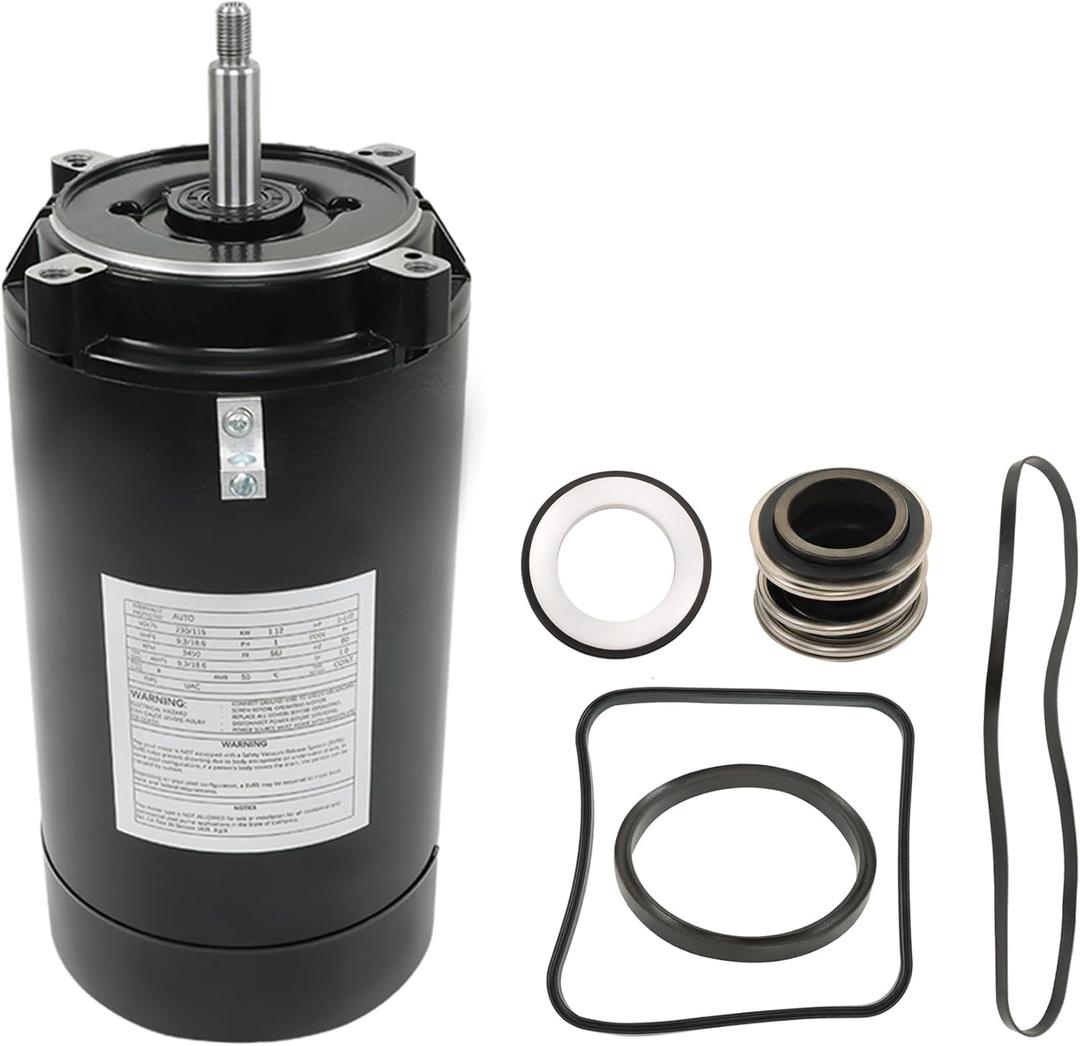 UST1152 Swimming Pool Pump Motor, 1.5 HP Pool Pump Motor Replacement for Super Pump SP2610X15/A.O. Smith Electric Motor