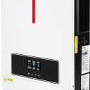 3600W Solar Inverter 24VDC to 110V/120VAC, All-in-One Pure Sine Wave Hybrid Solar Inverter with 120A MPPT Charge Controller, Ideal for Home & Outdoor Use