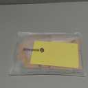 Sinmoe 50 Pcs Valentine Party Favors Gift Boxes Heart Shaped Candy Boxes with Window Bulk Valentines Day Bakery Treats Containers Kraft White and Brown Packaging Cases with Stickers for Wedding