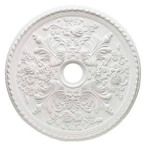 32-5/8 in. x 2 in. Floral Polyurethane Ceiling Medallion. 
Westinghouse Lighting 77754 71 cm White Surface Ceiling Panel [Energy Class A+]