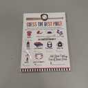 Home Run Baby Shower Game Set – Over or Under and Guess the Price Right 2 Pack of Baseball Themed Activities Ideas and Planning