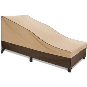 Chaise Lounge Cover Outdoor Waterproof, Fade Resistant Lounge Chair Covers Waterproof Outdoor, Lounge Chair Cover, Durable&Thickened Chaise Lounge Cover of 600D Fabric, 80Lx34Wx32H